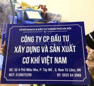 Mẫu bảng hiệu quảng cáo công ty đẹp tại hcm